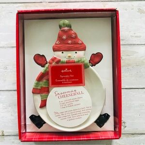 Vintage Hallmark Serving Dish & Spreader Set